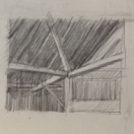 Barn Corner Drawing
